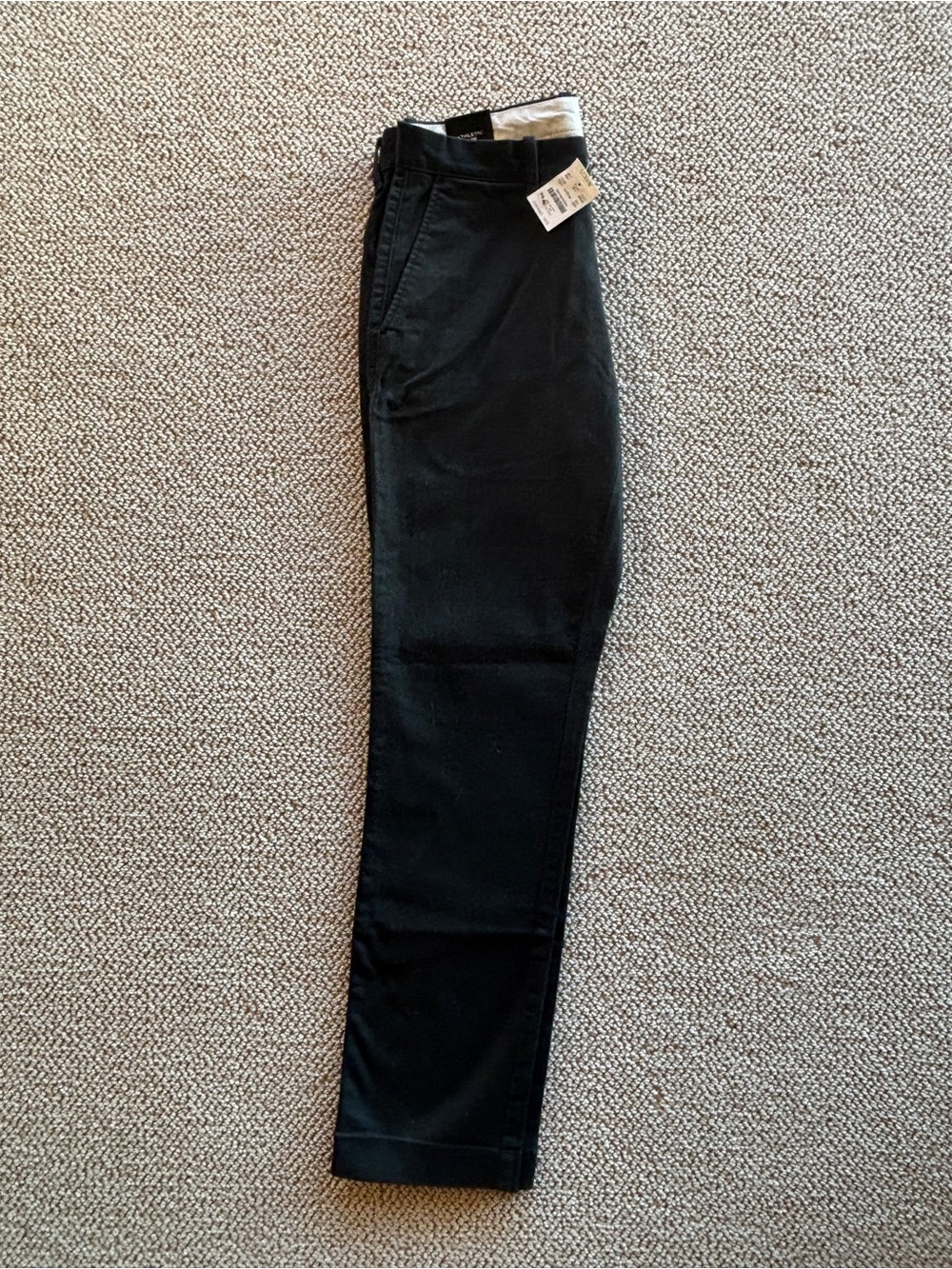 J.CREW ATHLETIC SLIM women's Black chino cotton straight leg pants 29 x 30